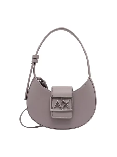 Armani Exchange torebka crossbody z imitacji skóry różowa