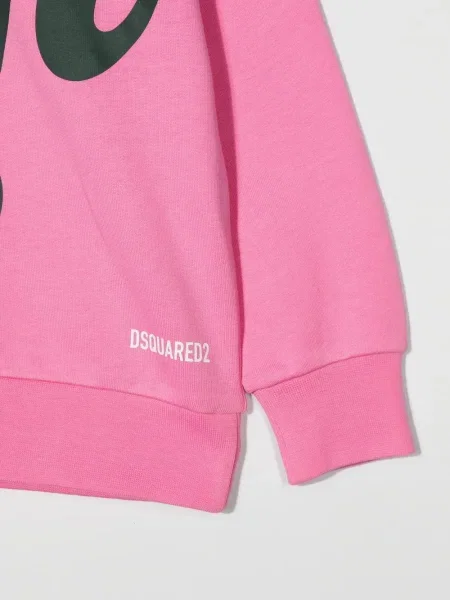 Dětska mikina Dsquared2 růžová