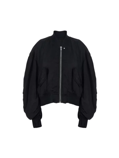 Kurtka bomber Rick Owens wełniany czarny