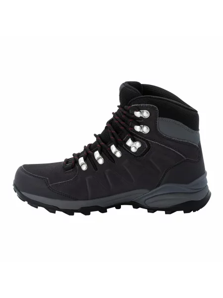 Кожаные ботинки Jack Wolfskin серые