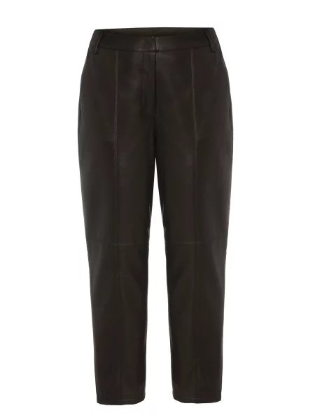 TATUUM Pantaloni Letina închis maro