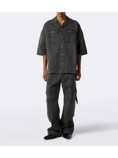 Cămașă de blugi Rick Owens gri