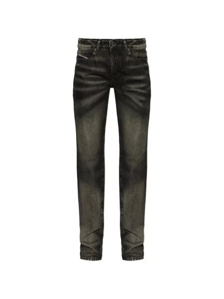 Blugi drepți Diesel negru