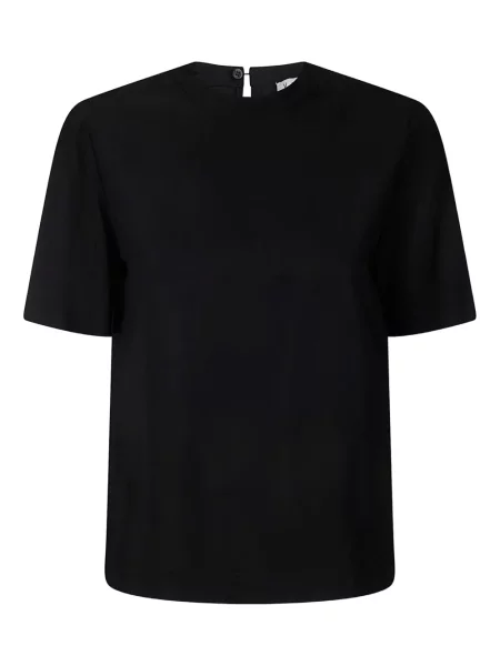 Krótka bluzka Alberto Biani z krótkim rękawem czarna