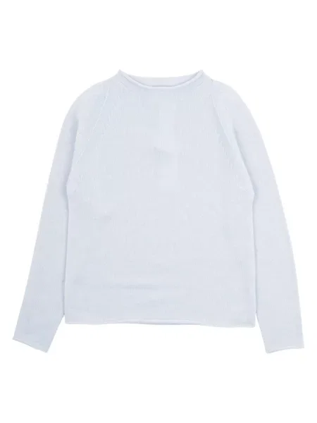 Dzianinowy sweter Biancalancia niebieski