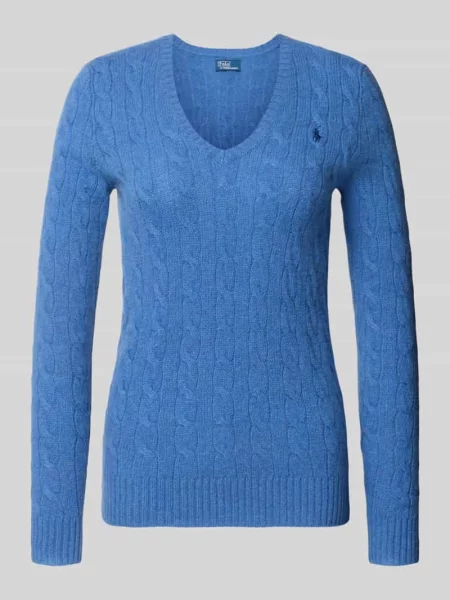 Sweter w kroju regular fit z mieszanki wełny z domieszką kaszmiru Polo Ralph Lauren