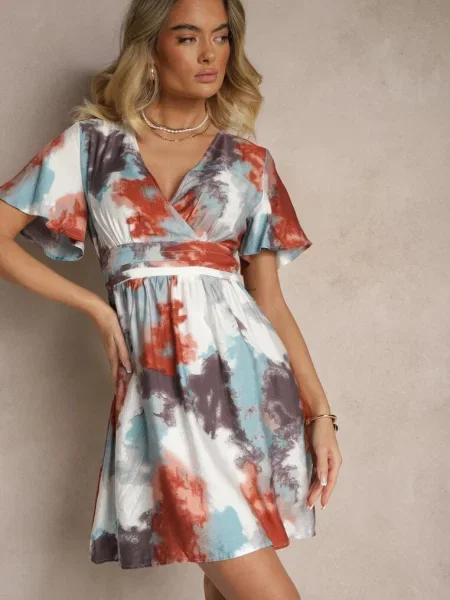 Rochie Feledia portocalie