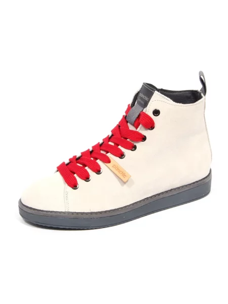 Sneakersy Panchic zamszowe białe