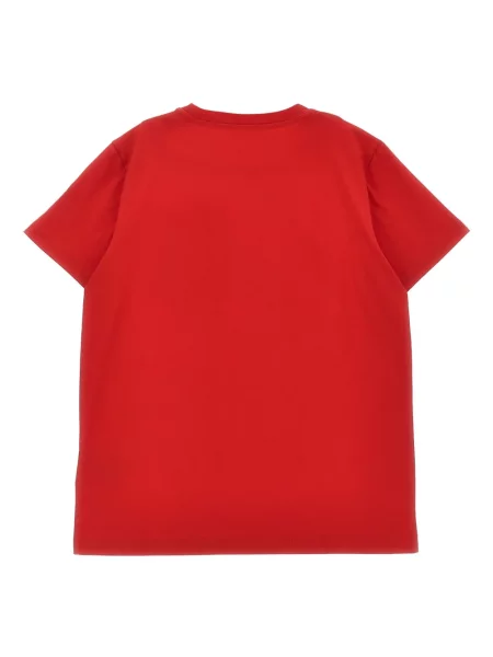 Koszulka dziecięca Moncler Enfant czerwona