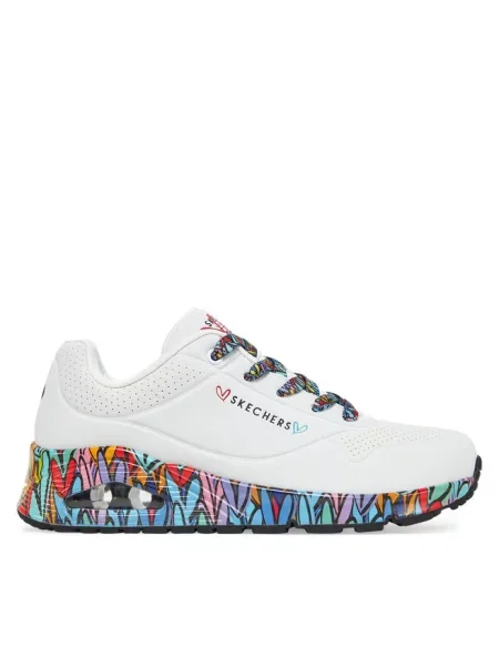 Sneakersy Skechers białe
