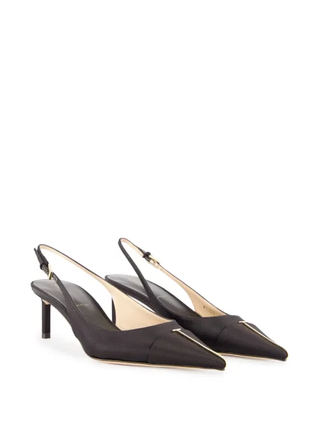 Pantofi cu toc Tom Ford slingback negru