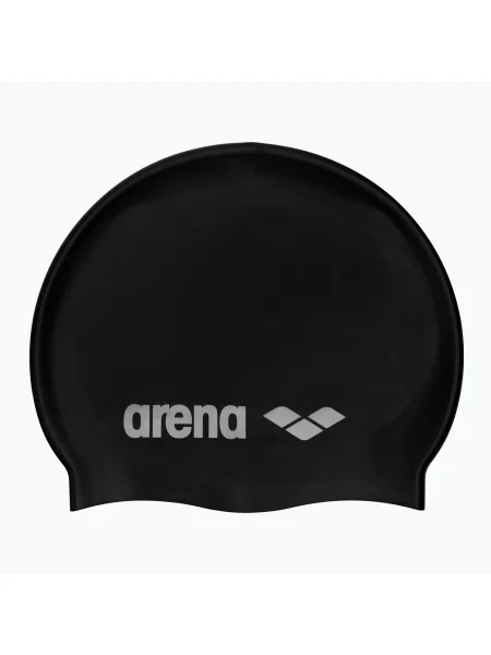 Детска шапка за плуване arena Classic Silicone черна