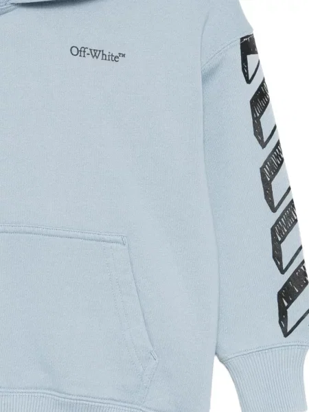Bluza z kapturem dziecięca Off-white biała