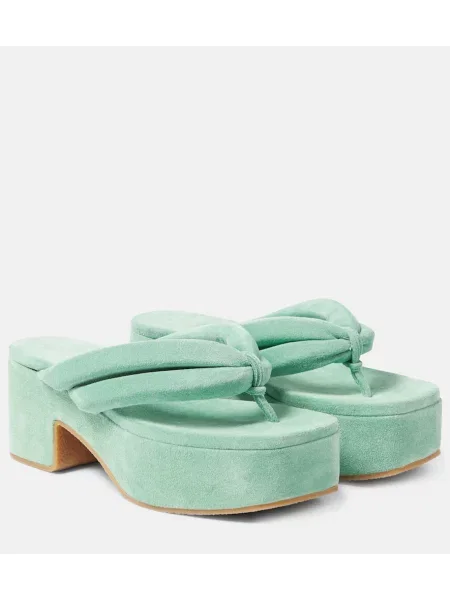 Chiloți tanga Dries Van Noten din piele de căprioară