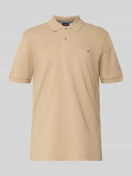 Koszulka polo o kroju regular fit z przeszyciami Christian Berg Men