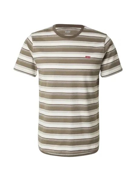 LEVI'S ® Tricou ombră / brocart alb