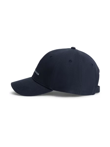 Șapcă Tommy Hilfiger Th Foundation Soft Bleumarin alb