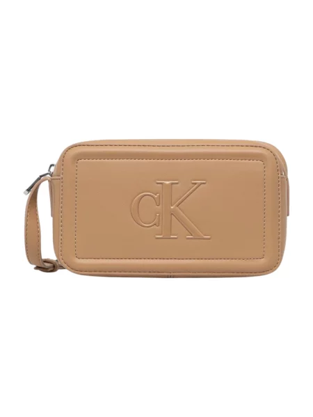 Calvin Klein Torebka Bold Ck Camera Bag  beżowy