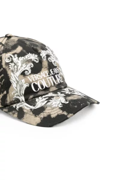 Șapcă Versace Jeans Couture cu imagine cu model leopard negru