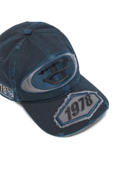 Foltos baseball sapka Diesel kék