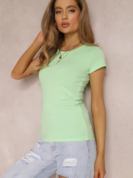 Tricou deschis Kahlisiphe verde