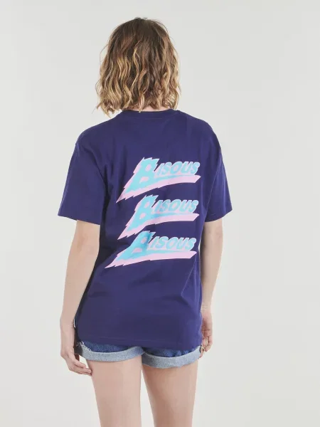 Tricou Bisous Skateboards albastru