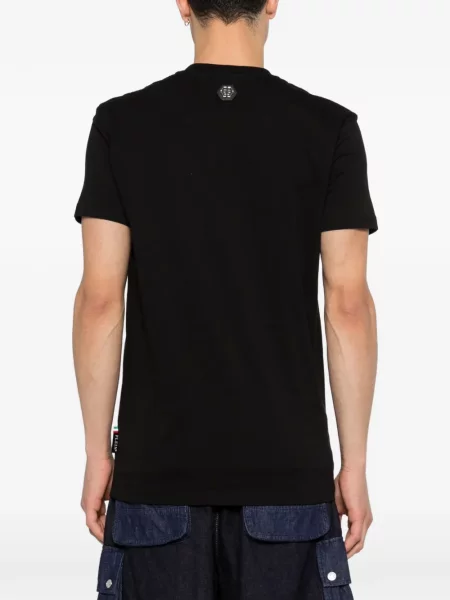 Tricou Philipp Plein cu imagine teddy negru