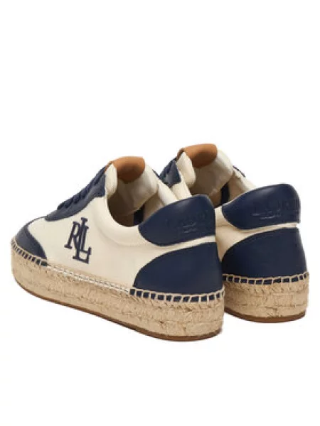 Espadrilky LAUREN RALPH LAUREN bílé
