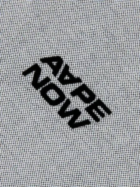 Cămașă Aape By A Bathing Ape cu broderie gri