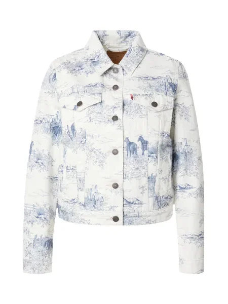 Levi's® Geacă de blugi The Original Trucker alb