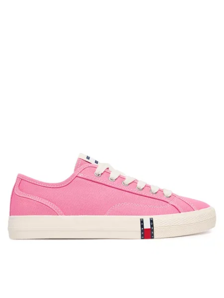 Tenisówki Tommy Jeans różowe