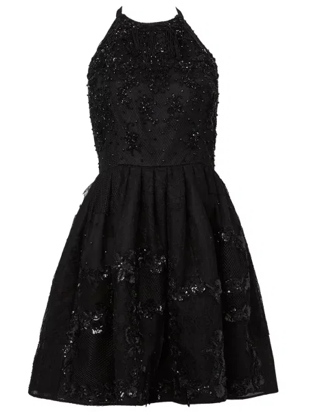 Rochie Oscar De La Renta cu spatele deschis de costum negru
