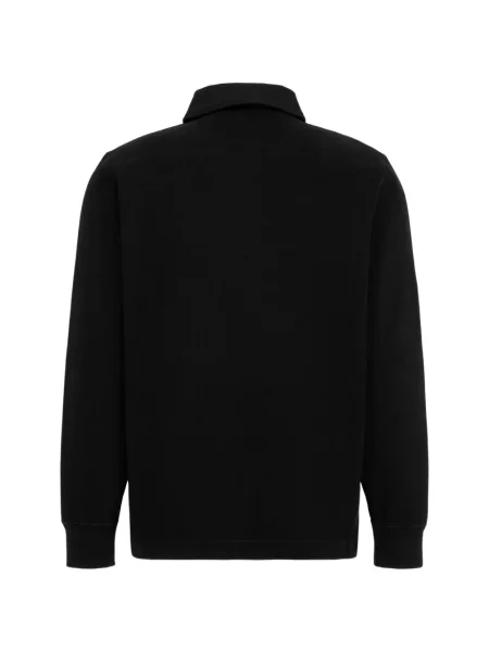 Lung tricou polo Merz B. Schwanen negru