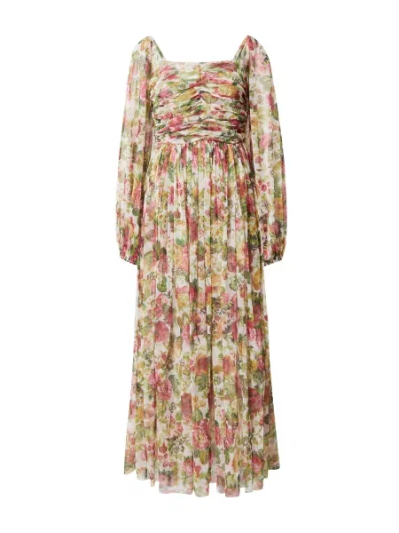 Warehouse Obleka oliva / trst / rosé bela