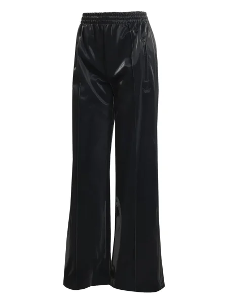 Bluza z kapturem Adidas z dekoltem w serek do kolan garniturowa brązowa