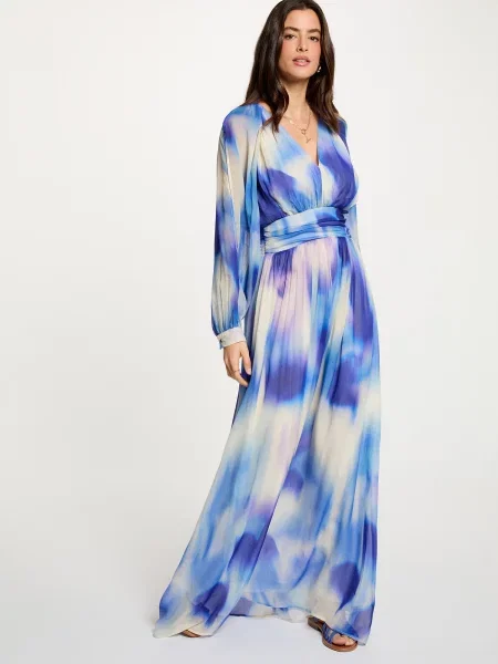 Morgan Rochie RBORA.F crem / deschis albastru