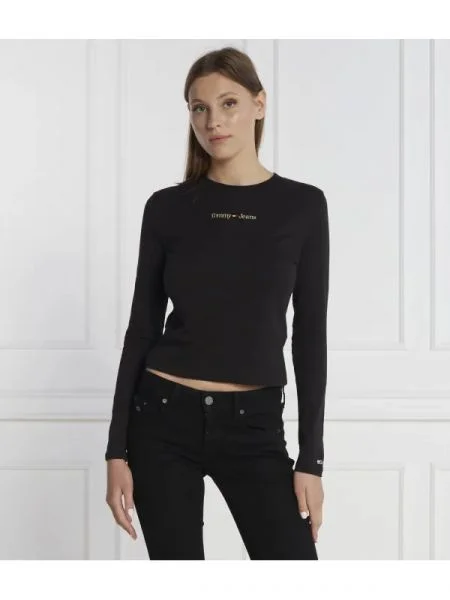 Tommy Jeans Blúz fekete