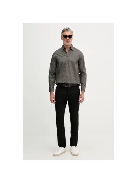 Koszula Armani Exchange casual zielona
