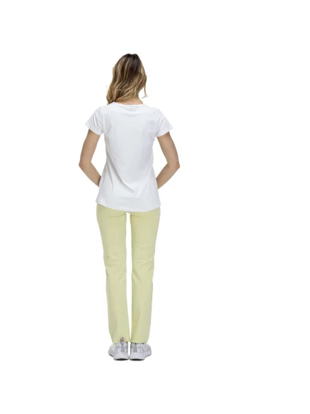 Scurt tricou Leone 1947 cu mâneci scurte alb