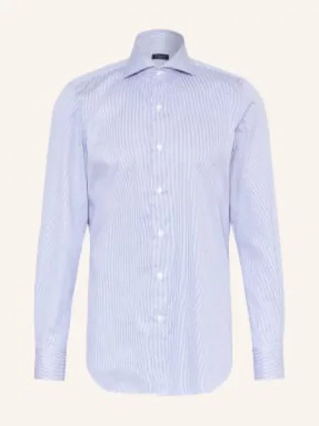 Finamore Košile Napoli Eduardo Regular Fit / tmavě modrá bílá