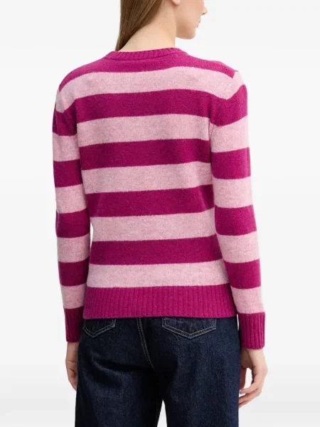 Pulover Benetton cu dungi roz