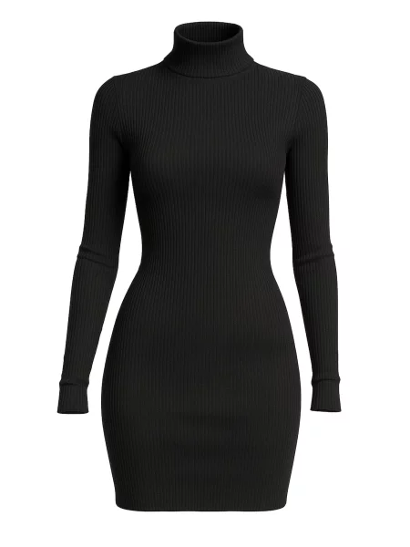 PANTHEROAR Šaty High Neck Mini Dress' černá