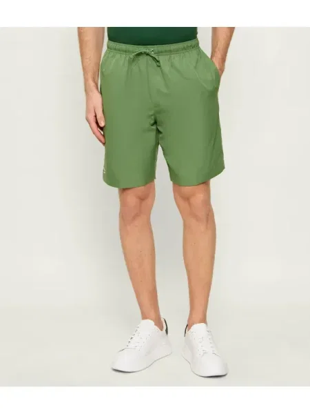 Lacoste Pantaloni scurți | Relaxed fit verde