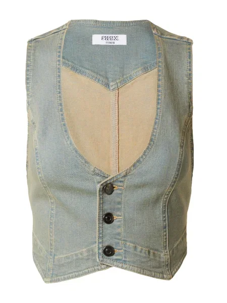 SHYX Vesta Layla denim modrá