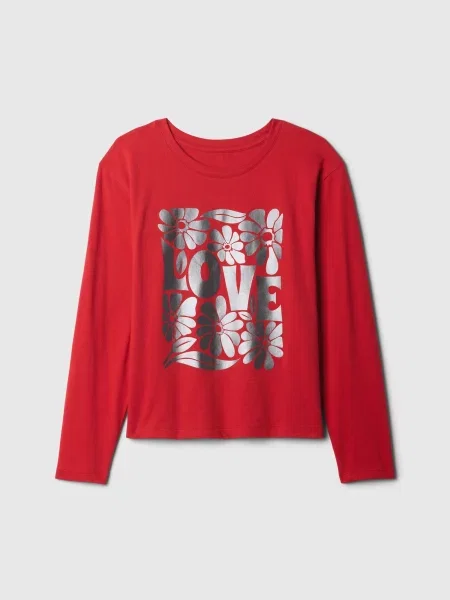 Тениска Gap червено