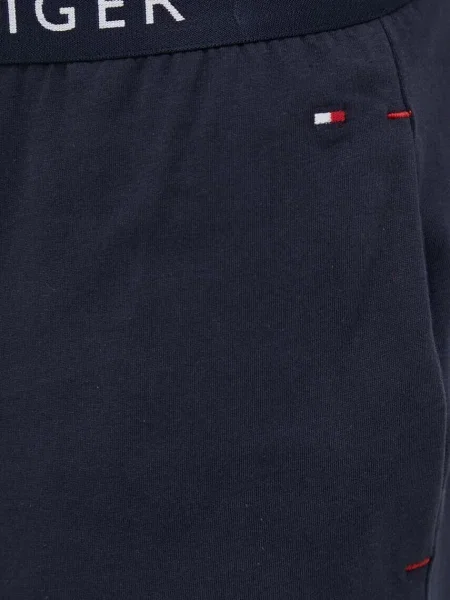 Tommy Hilfiger Underwear Pizsama nadrágok tengerészkék / piros fehér