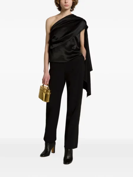 Pantaloni Alberta Ferretti negru