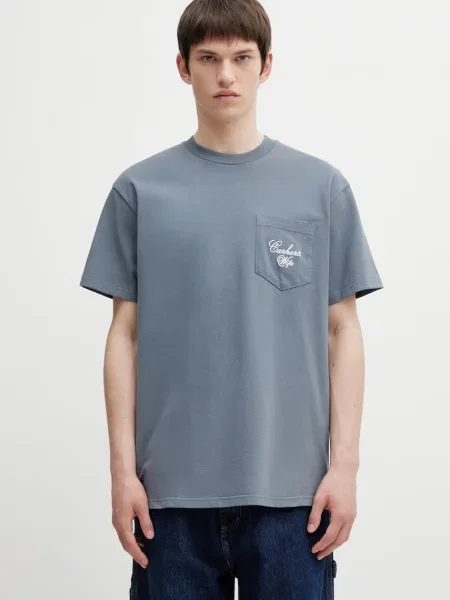 Carhartt WIP S/S Longhand Pocket T-Shirt Ανδρικό μπλε