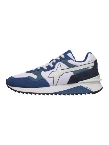 Sneakersy W6yz zamszowe niebieskie