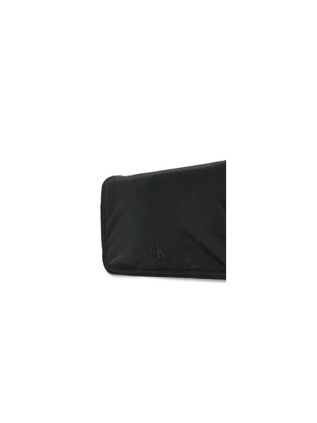 Calvin Klein Jeans Torbica za okrog pasu Over Webbing črna